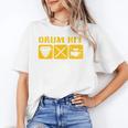 Drum Kit Band Drumming Drumsticks Musical Drums Unisex T-Shirt Drum Kit Band Drumming Drumsticks Musical Drums Unisex T-Shirt