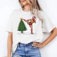 Festive Muay Thai Santa Christmas Unisex T-Shirt