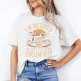 I'm Retired My Only Boss Is My Drum Kit Drums Drummer Unisex T-Shirt I'm Retired My Only Boss Is My Drum Kit Drums Drummer Unisex T-Shirt