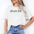 Minimalistic Drum Kit Minimal Raglan Baseball Tee Unisex T-Shirt