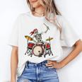 Skeleton Drummer Skull Drum Kit Halloween Raglan Baseball Tee Unisex T-Shirt Skeleton Drummer Skull Drum Kit Halloween Raglan Baseball Tee Unisex T-Shirt