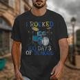 100th Day Of SchoolShirt Happy 100 Days Drum Kit Music Unisex T-Shirt
