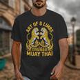 Cute Muay Thai Art For Men Women Kids Muay Thai Lovers Unisex T-Shirt