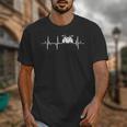 Drum Kit Cardiogram Drum Musician ECG Unisex T-Shirt Drum Kit Cardiogram Drum Musician ECG Unisex T-Shirt