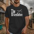 Drummer Humor The Drumfather Drum Kit Unisex T-Shirt Drummer Humor The Drumfather Drum Kit Unisex T-Shirt