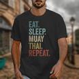 Eat Sleep Muay Thai Repeat Thai Boxing Unisex T-Shirt