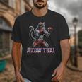Muay Thai Cat Meow Thai Boxing Unisex T-Shirt