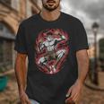 Muay Thai Elbow Strike Silhouette Minimal Clean Sport Unisex T-Shirt