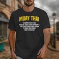 Muay Thai Martial Arts Combat Sports Unisex T-Shirt Muay Thai Martial Arts Combat Sports Unisex T-Shirt
