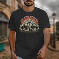 Muay Thai Shirt A Girl Who Loves Sunshine And Muay Thai Unisex T-Shirt