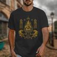 Sawadee Thai Traditional Sak Yant Thai Twin Tigers Muay Thai Unisex T-Shirt