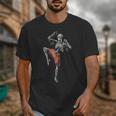 Skeleton Muay Thai Boxing Karate Kickboxing Martial Arts Unisex T-Shirt