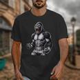 Strong Muay Thai Gorilla Thai Boxing And Fighting Unisex T-Shirt Strong Muay Thai Gorilla Thai Boxing And Fighting Unisex T-Shirt