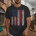 USA Flag Drumsticks Drum Kit Unisex T-Shirt