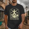 Vitruvian Drummer Drum Kit Music Lover Musician Men Unisex T-Shirt Vitruvian Drummer Drum Kit Music Lover Musician Men Unisex T-Shirt