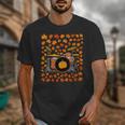 Women's Drum Kit With Leaves Fall Drummer Autumn Musician Unisex T-Shirt Women's Drum Kit With Leaves Fall Drummer Autumn Musician Unisex T-Shirt