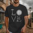 Women's Drum Kit Love Illustration For Music Enthusiasts Unisex T-Shirt