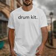 Minimalistic Drum Kit Minimal Raglan Baseball Tee Unisex T-Shirt