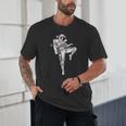 Astronaut Muay Thai Boxing Karate Kickboxing Martial Arts Unisex T-Shirt