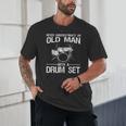 Cool Drummer Art Men Dad Drum Set Player Drum Kit Musician Unisex T-Shirt Cool Drummer Art Men Dad Drum Set Player Drum Kit Musician Unisex T-Shirt