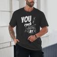 Drum Kit Drummer 81 Years 81st Birthday Men Women Unisex T-Shirt Drum Kit Drummer 81 Years 81st Birthday Men Women Unisex T-Shirt