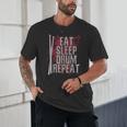 Drummer Eat Sleep Drum Repeat Drum Kit Musician Unisex T-Shirt Drummer Eat Sleep Drum Repeat Drum Kit Musician Unisex T-Shirt