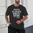 Fist Elbows Knees Shins Martial Arts Muay Thai Unisex T-Shirt Fist Elbows Knees Shins Martial Arts Muay Thai Unisex T-Shirt