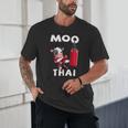 Moo Thai Muay Thai Thai Boxing For Kids Muay Thai Cow Unisex T-Shirt Moo Thai Muay Thai Thai Boxing For Kids Muay Thai Cow Unisex T-Shirt