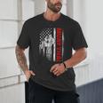 Muay Thai Boxing US American Flag Unisex T-Shirt Muay Thai Boxing US American Flag Unisex T-Shirt