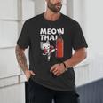 Muay Thai Cat Meow Thai Thai Boxing For Youth Muay Thai Unisex T-Shirt