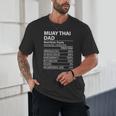 Muay Thai Dad Nutrition Facts Muay Thai Dad Unisex T-Shirt Muay Thai Dad Nutrition Facts Muay Thai Dad Unisex T-Shirt