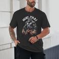 Muay Thai Gorilla Strength Power Fighter Unisex T-Shirt