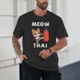 Muay Thai Meow Thai Thai Boxing For Boys Muay Thai Cat Unisex T-Shirt Muay Thai Meow Thai Thai Boxing For Boys Muay Thai Cat Unisex T-Shirt