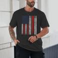 USA Flag Drumsticks Drum Kit Unisex T-Shirt