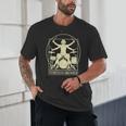 Vitruvian Drummer Drum Kit Music Lover Musician Men Unisex T-Shirt Vitruvian Drummer Drum Kit Music Lover Musician Men Unisex T-Shirt