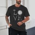 Women's Drum Kit Love Illustration For Music Enthusiasts Unisex T-Shirt