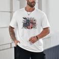 Drum Kit With American Flag Graphic For Musicians Unisex T-Shirt Drum Kit With American Flag Graphic For Musicians Unisex T-Shirt