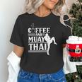 Coffee And Muay Thai Martial Arts Boxing Hobby Fighter Unisex T-Shirt