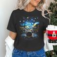 Drum Kit Percussionist Drummer Van Gogh Drums Unisex T-Shirt