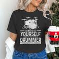 Drummer Drum Kit Saying Drummer Unisex T-Shirt Drummer Drum Kit Saying Drummer Unisex T-Shirt