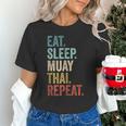 Eat Sleep Muay Thai Repeat Thai Boxing Unisex T-Shirt