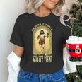 Jesus Knows Muay Thai Boxing Kickboxing MMA Unisex T-Shirt
