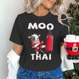 Moo Thai Muay Thai Thai Boxing For Kids Muay Thai Cow Unisex T-Shirt Moo Thai Muay Thai Thai Boxing For Kids Muay Thai Cow Unisex T-Shirt