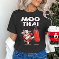 Moo Thai Muay Thai Cow Thai Boxing For Kids Muay Thai Unisex T-Shirt