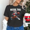 Muay Thai Cat Meow Thai Boxing Martial Art Kids Unisex T-Shirt