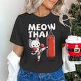 Muay Thai Cat Meow Thai Thai Boxing For Youth Muay Thai Unisex T-Shirt
