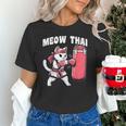 Muay Thai Cat Meow Thai Women Neko Costume Muay Thai Unisex T-Shirt Muay Thai Cat Meow Thai Women Neko Costume Muay Thai Unisex T-Shirt