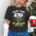 Muay Thai Elephant Martial Arts Thai Boxing Coach Lover Unisex T-Shirt