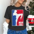 Muay Thai Fighter Retro Kickboxing Training MMA Unisex T-Shirt Muay Thai Fighter Retro Kickboxing Training MMA Unisex T-Shirt