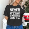 Muay Thai For Grandpa Men Mixed Martial Arts Unisex T-Shirt